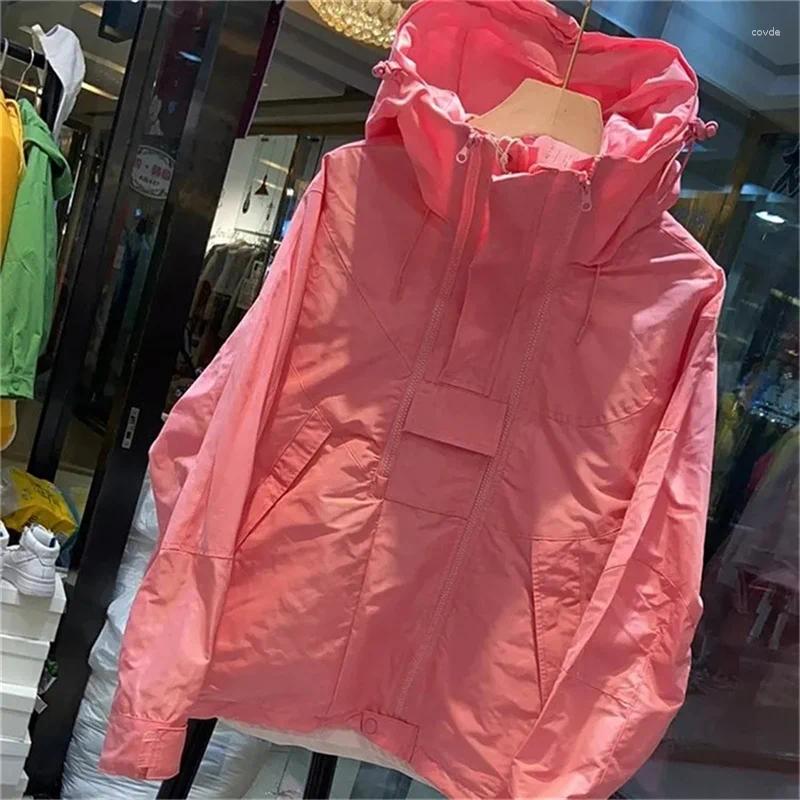 Women's Jackets: Sun-Protective Thin Summer Long-Sleeved Hooded Windbreaker