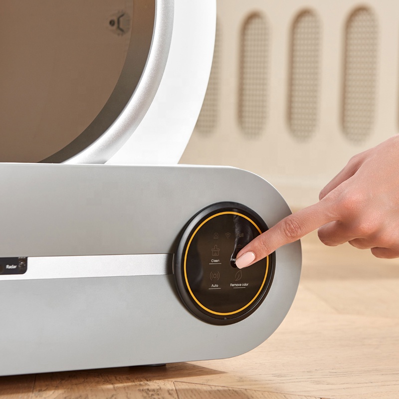 Hot Self Cleaning Cat Litter Box Enclose WiFi App Control Pet Cat Litter Toilet Box Smart Automatic Cat Litter Box
