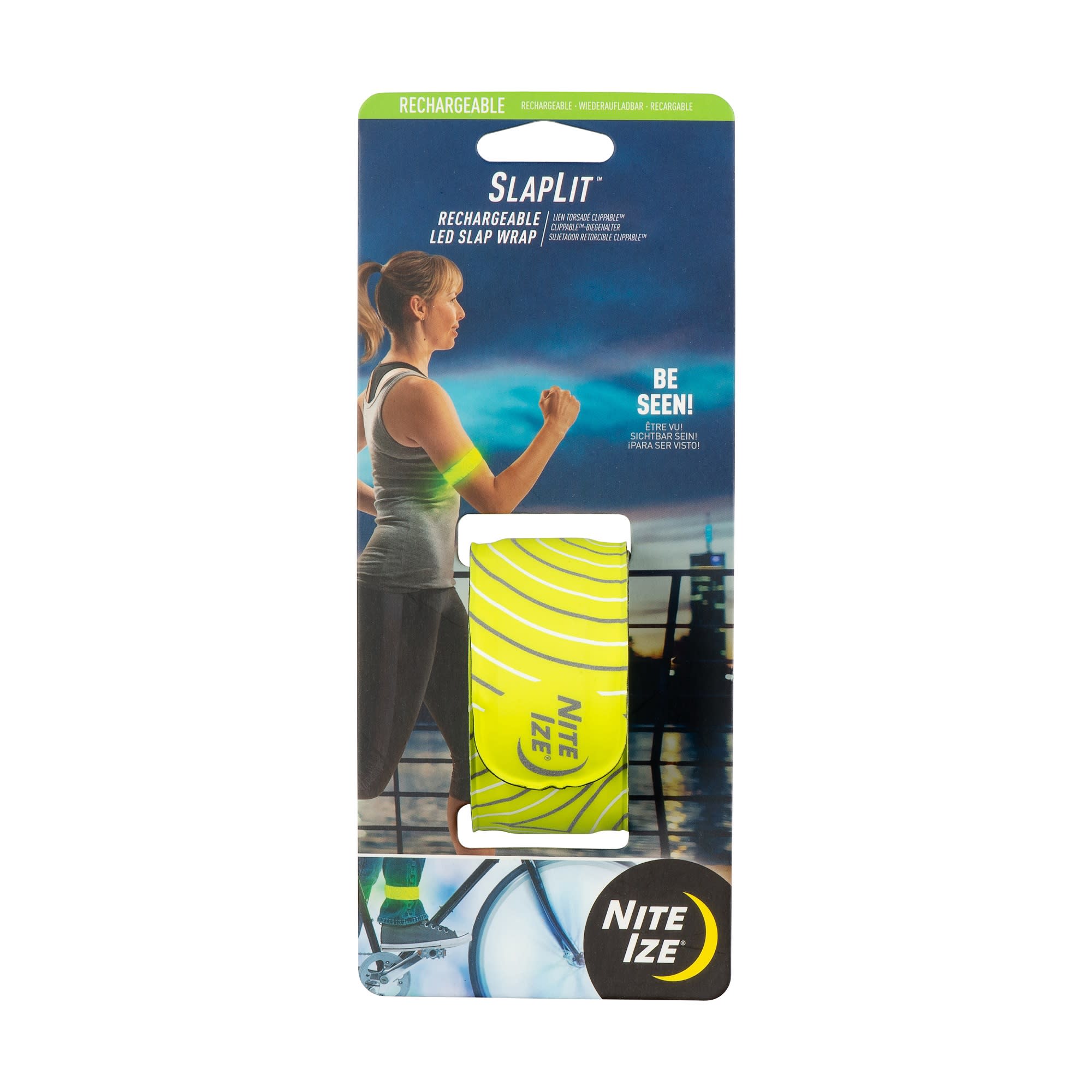 Nite Ize SlapLit Yellow Rechargeable LED Slap Wrap