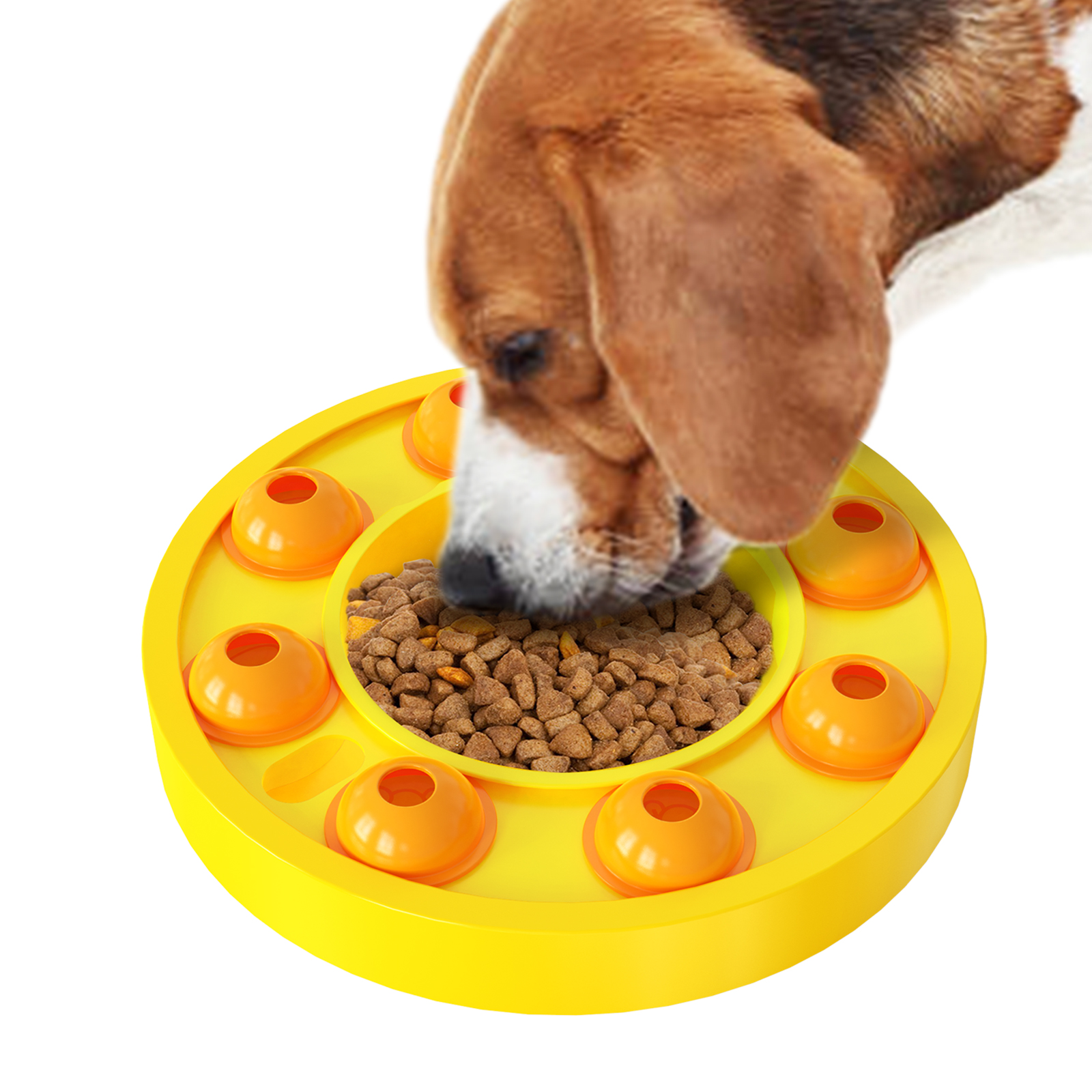 Wholesale Cartoon modeling pet puzzle toy with food feeder multifunctional Interactive funny pet dog toy