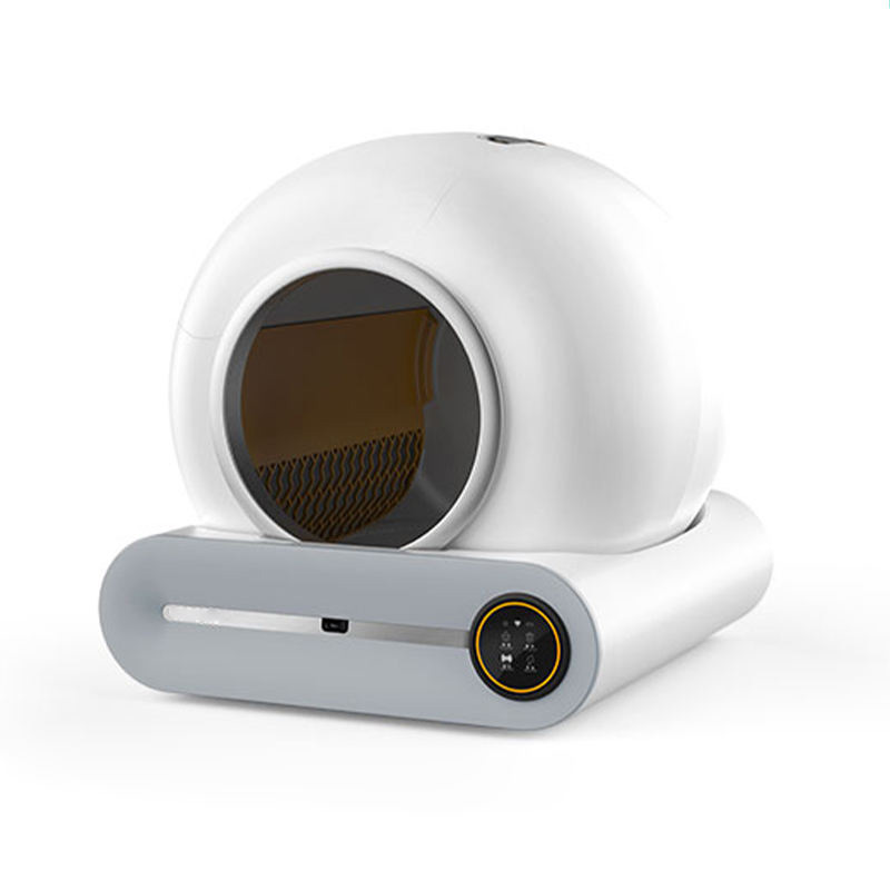 Wholesale Eco-friendly Luxury Enclosed pet electric automatic cat toilet smart automatic self cleaning cat litter box