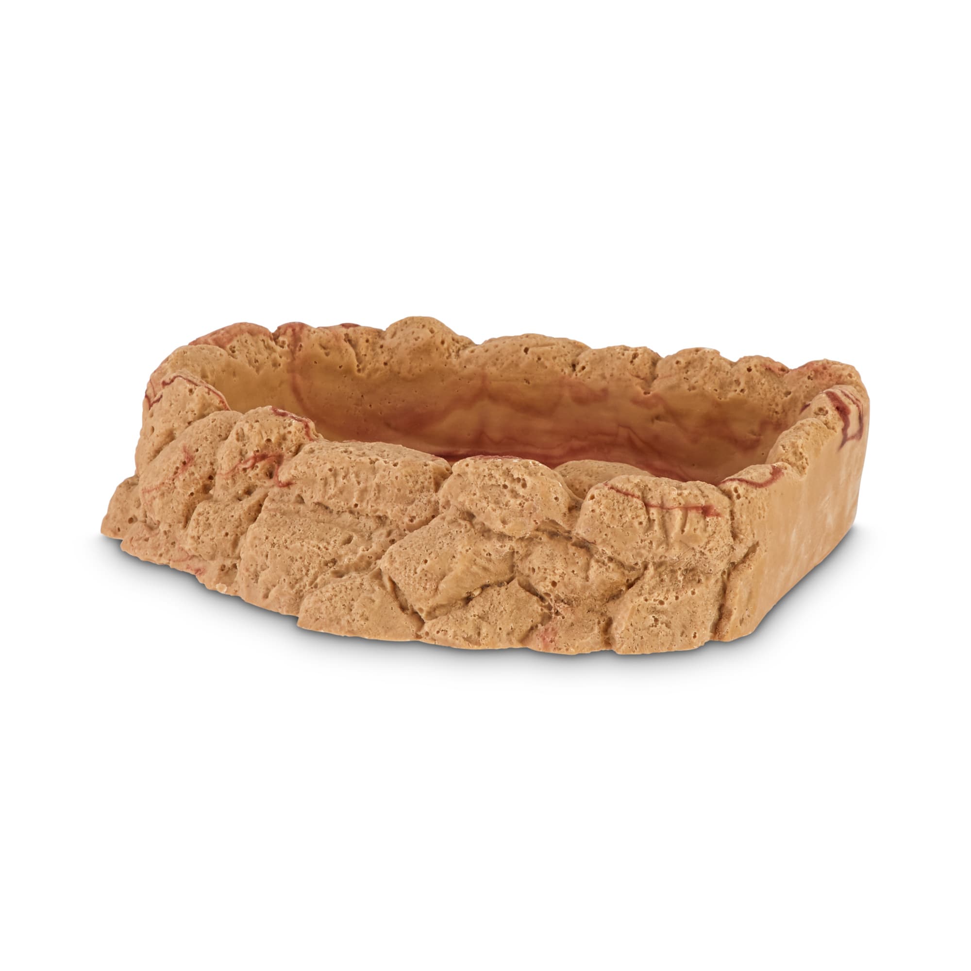 Imagitarium Marbled Corner Deep Soaker Reptile Dish, Large