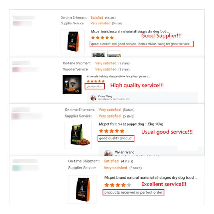 Factory Wholesale Bulk Healthiest Dry Dog Food Low Calorie Best Dry Dogs Food For Sensitive Stomach