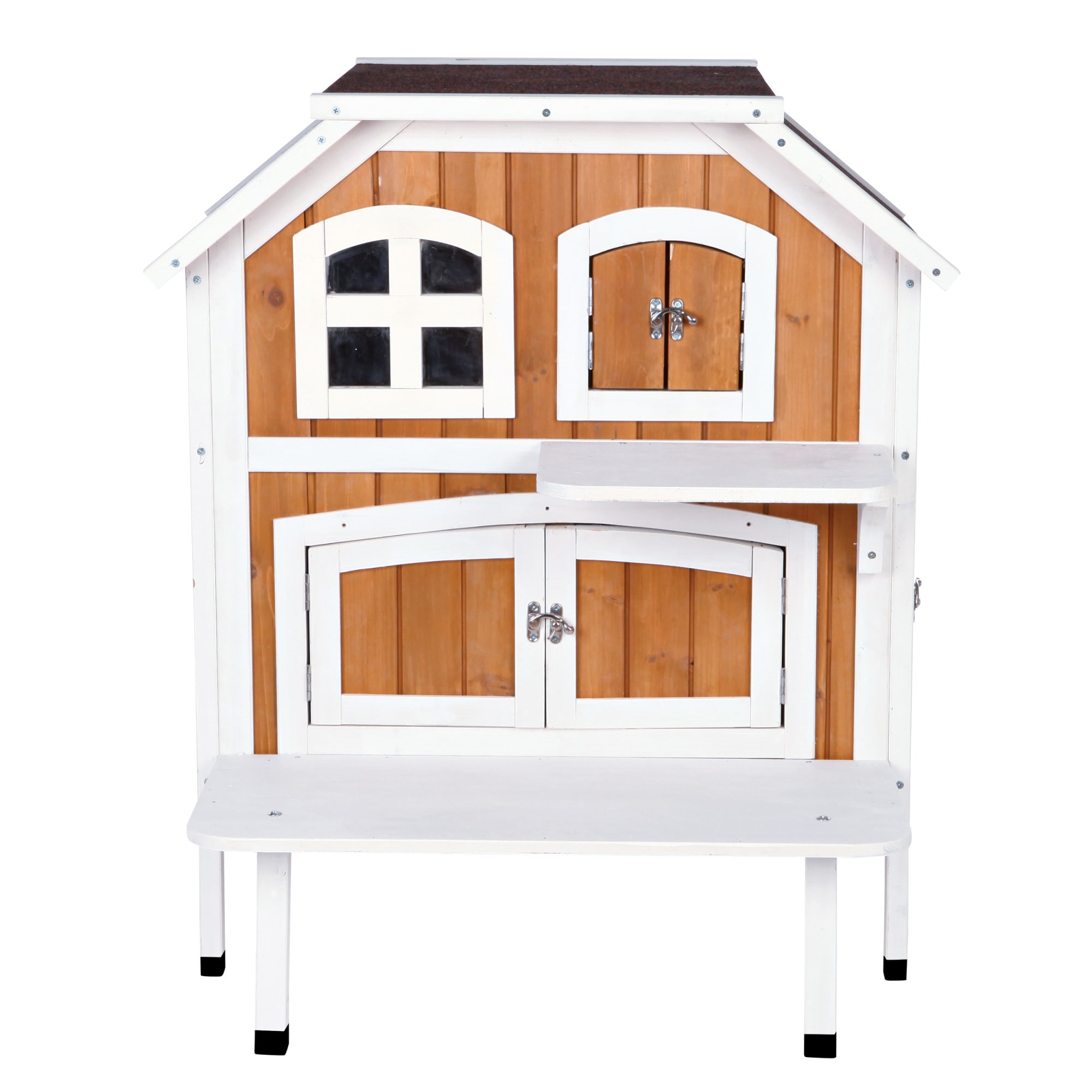 TRIXIE 2-Story Cat Cottage, 35.25"H