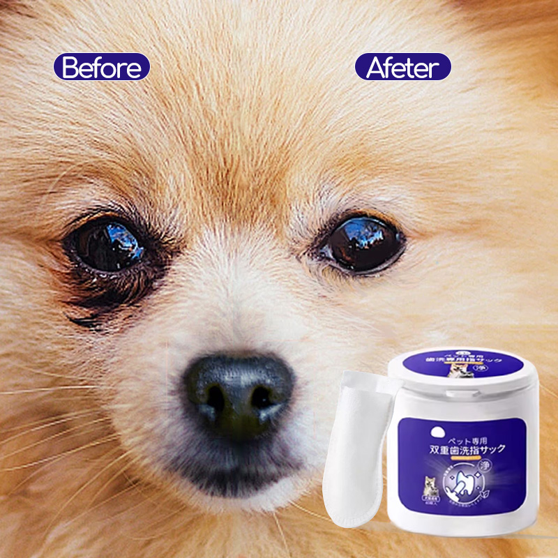 OEM Pet Grooming Wipes Biodegradable Cat Dog Cleaning Moist Tooth Eye Wet Pet Ear Wipes