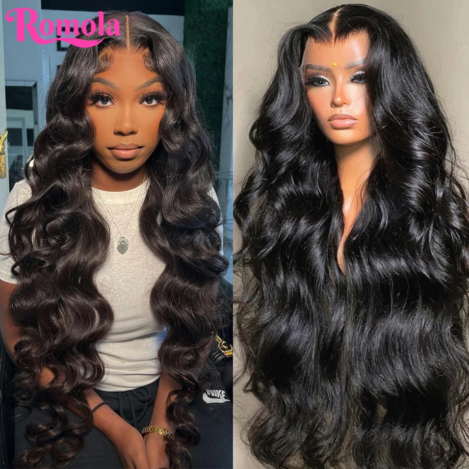 13x6 Hd Lace Frontal Wig 30 Inch Brazilian Transparent Human Hair Wigs For Women Pre plucked 13x4 Body Wave Lace Front Wig