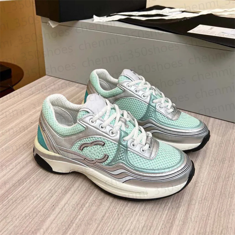 Velvet Calfskin Sneaker Vintage Suede Chaussures Sneakers Réflexion Designer Chaussure Luxury Calfskin TRACLARDES DE TOP CONCULTÉE CONCULTÉ 34-43