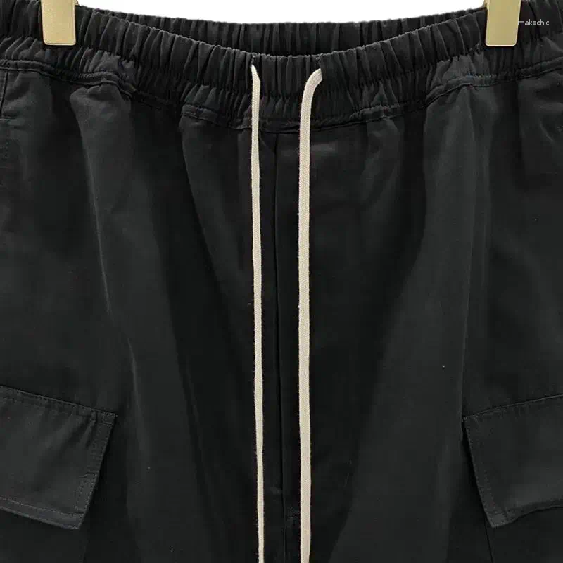 Men's Shorts Men Casual Cargo Gothic Clothing Summer Solid Sweatpants High Street Black Green Short