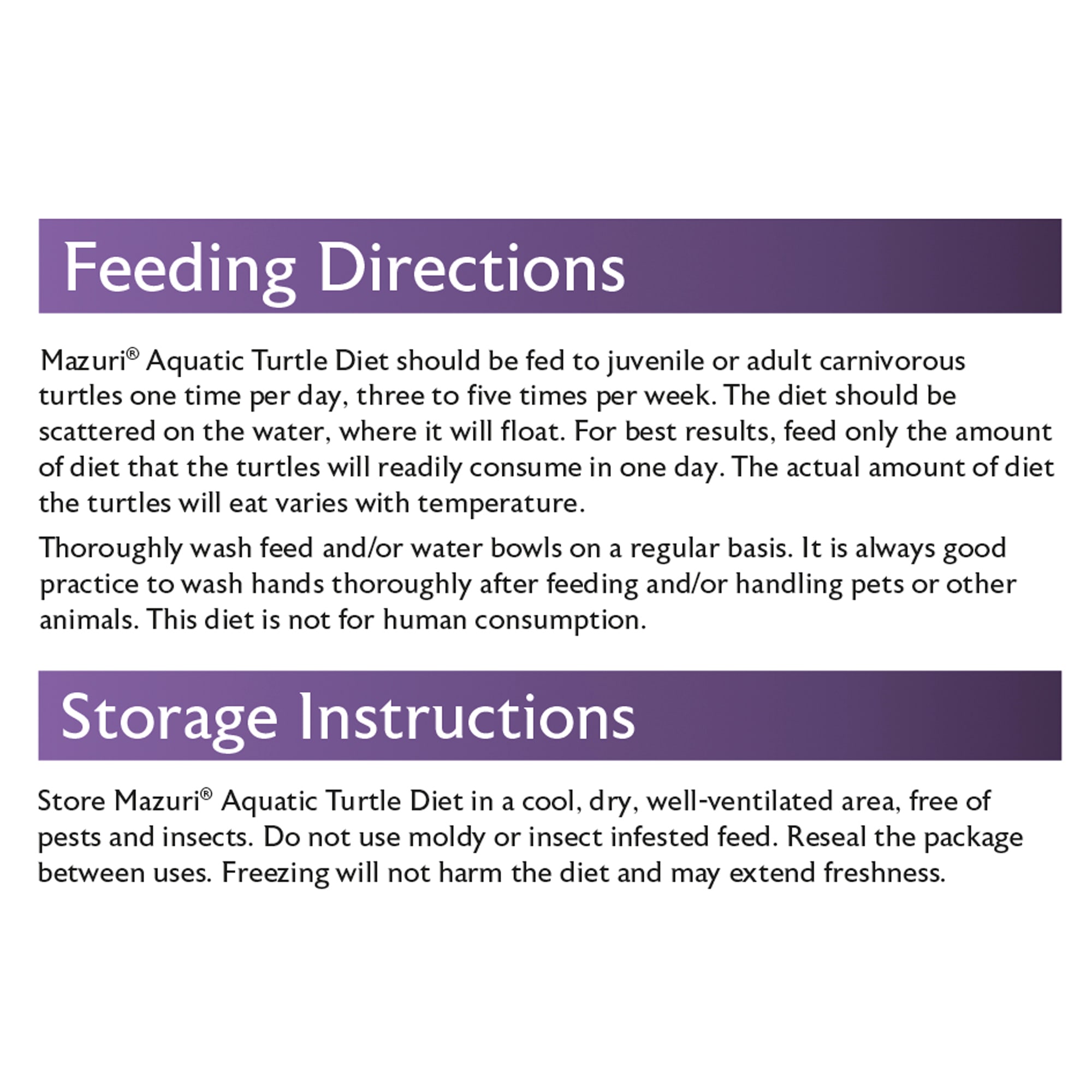 Mazuri Aquatic Turtle Food, 25 lbs.