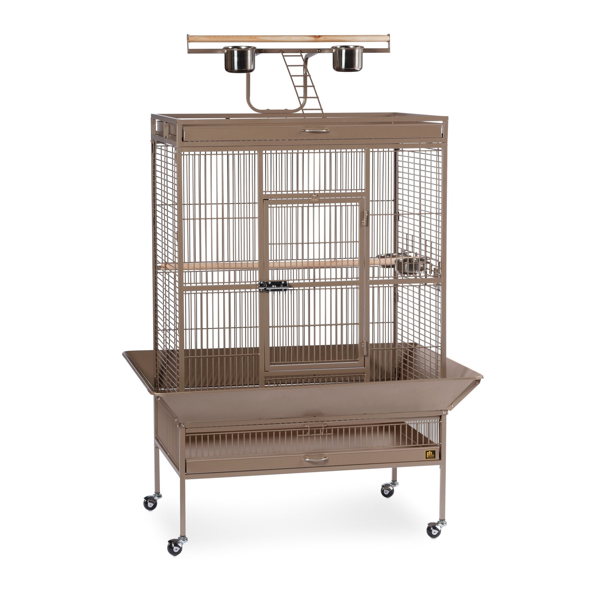 Prevue Pet Products Signature Select Series Wrought Iron Bird Cage in Coco Brown