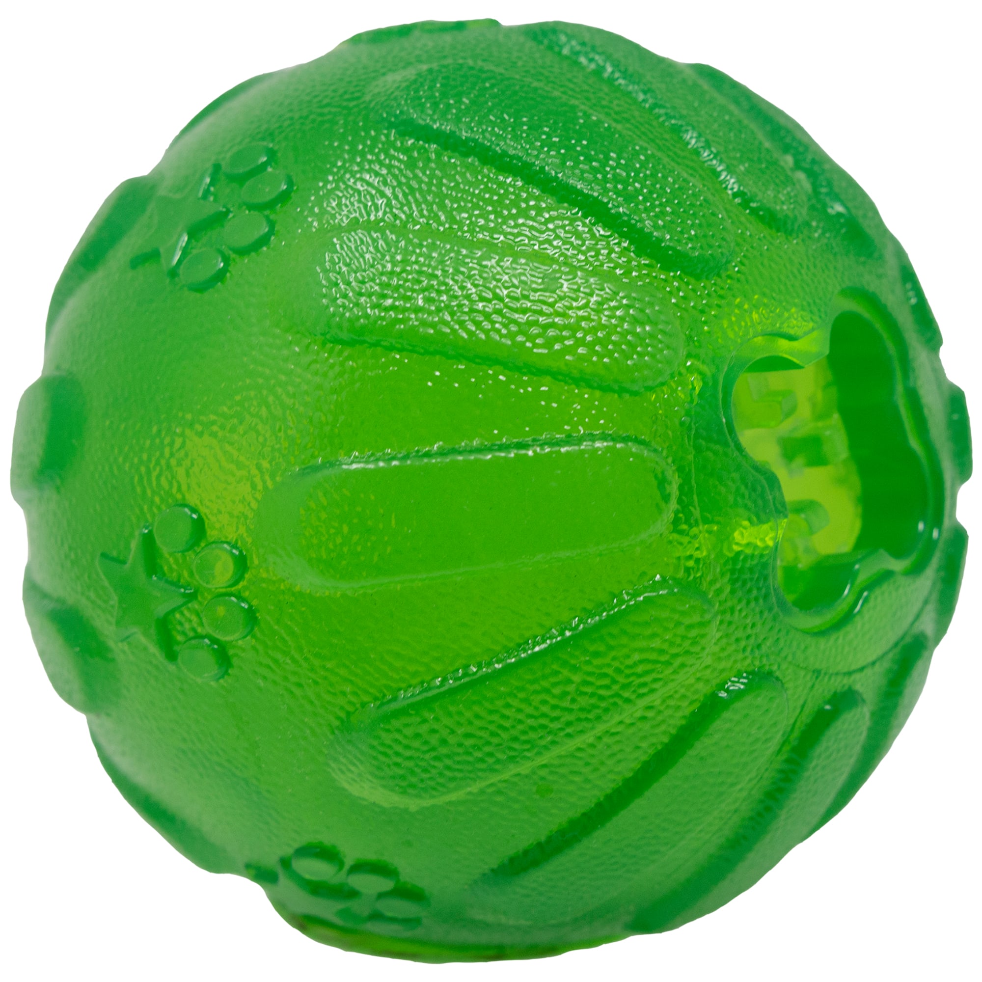 Starmark Treat Dispensing Chew Ball Dog Toy, Medium/Large 3.25"