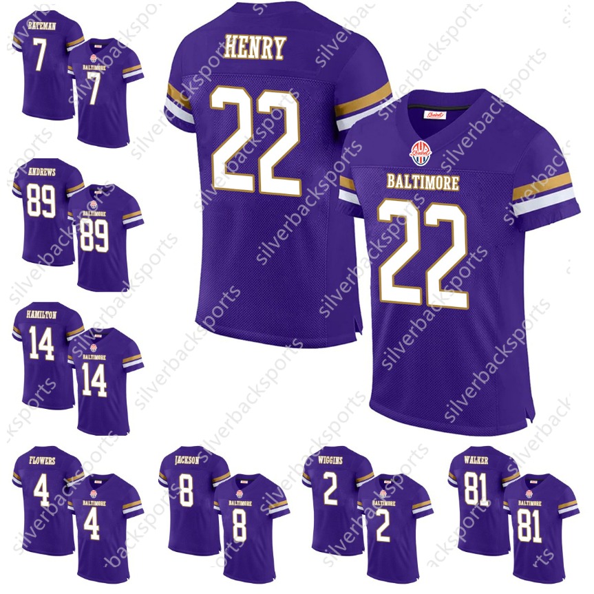DIY 2024 Custom Ravenes Derrick Herny 8 Lamar Jacksons Football Jersey Mens/Womens/Youth Customized Any Name Number Jerseys Wear This baseball uniform