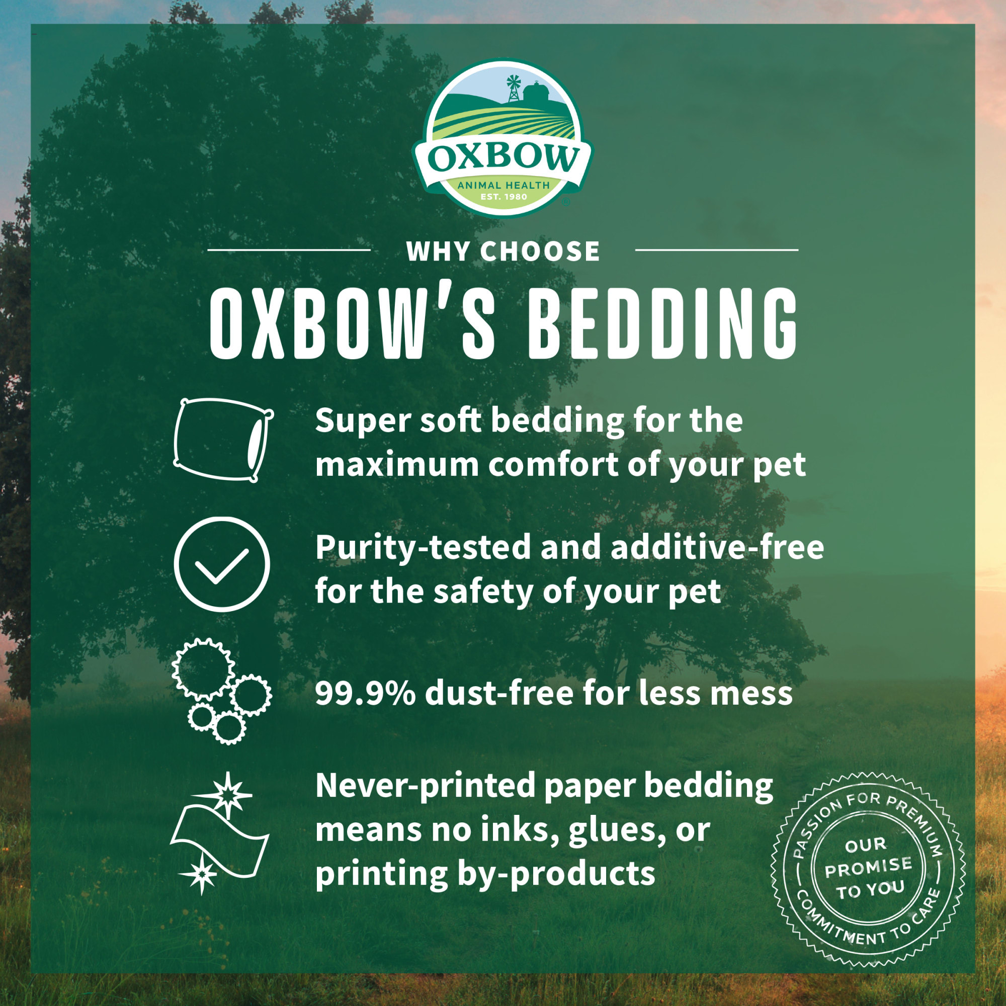 Oxbow Pure Comfort Natural Bedding, 28 Litre