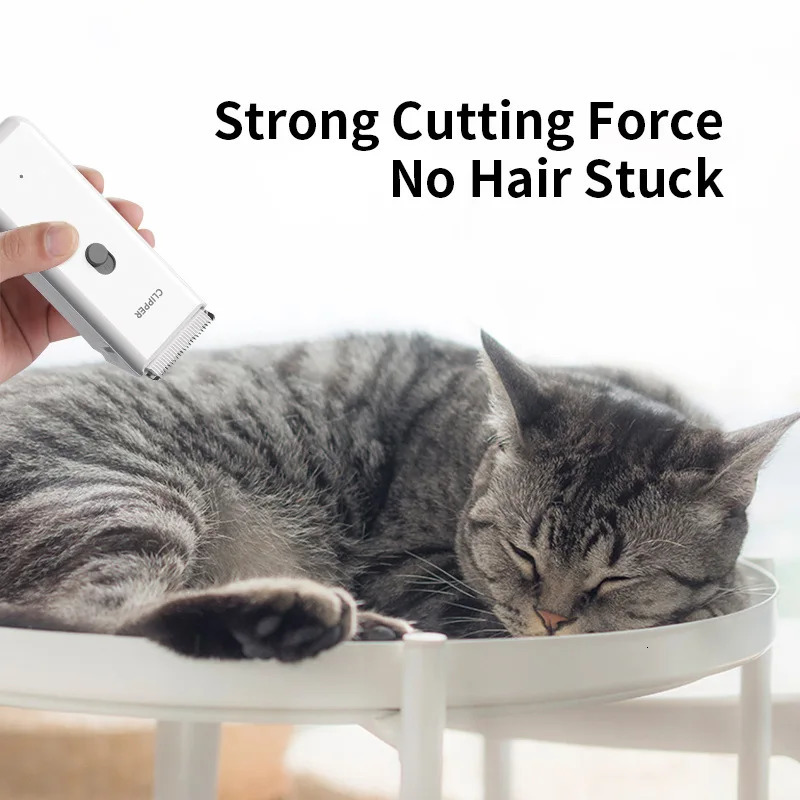Cordless Dog Clipper Rechargeable Pet Hair Trimmer Low Noise Professional Cat Puppy Grooming Haircut Machine Electric Cutters 241125