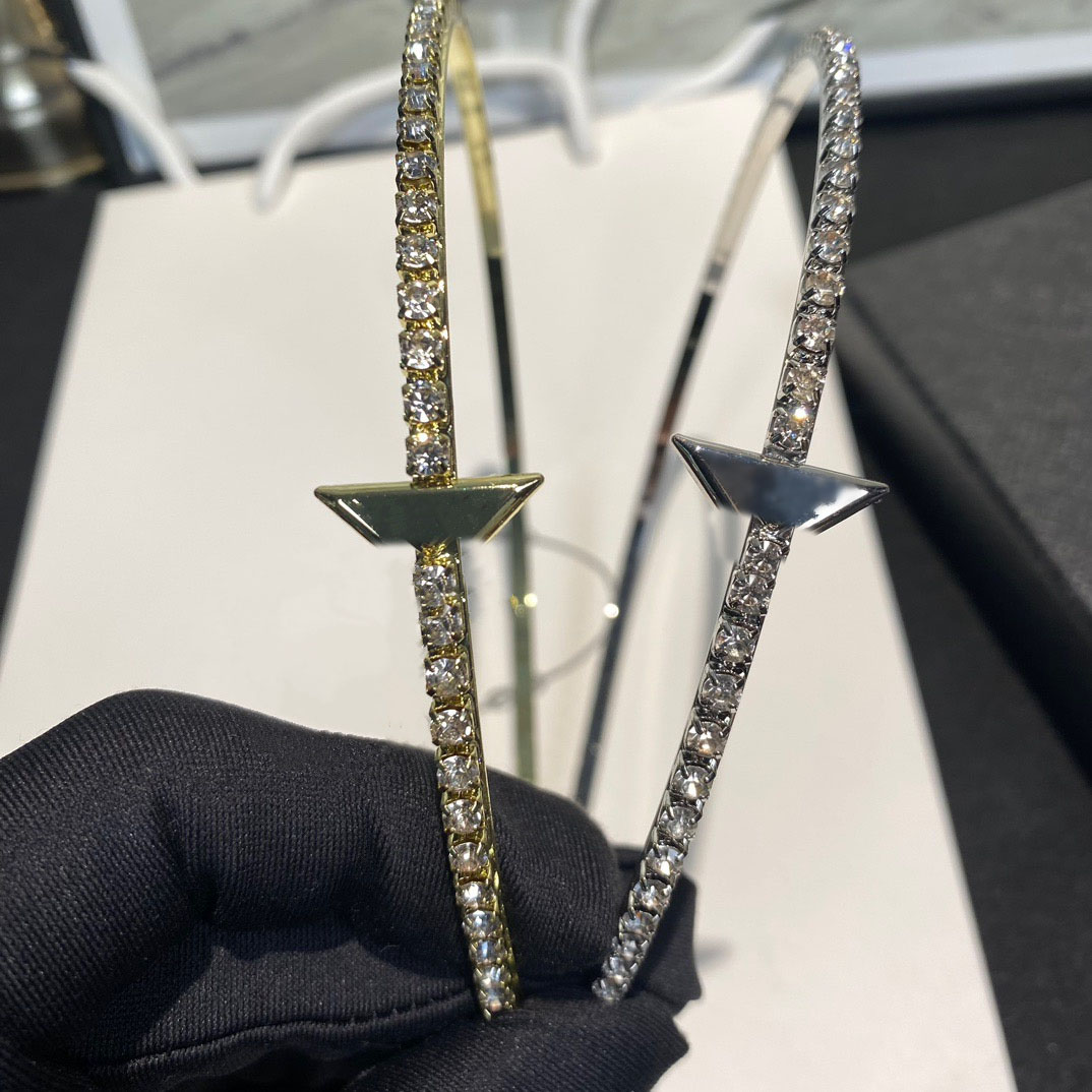 New style Retro Luxury Designer Crystal Headbands Hair bands For Women Girl Brand Headband Sports Fitness Headband hairpin Head Wrap Party Gifts