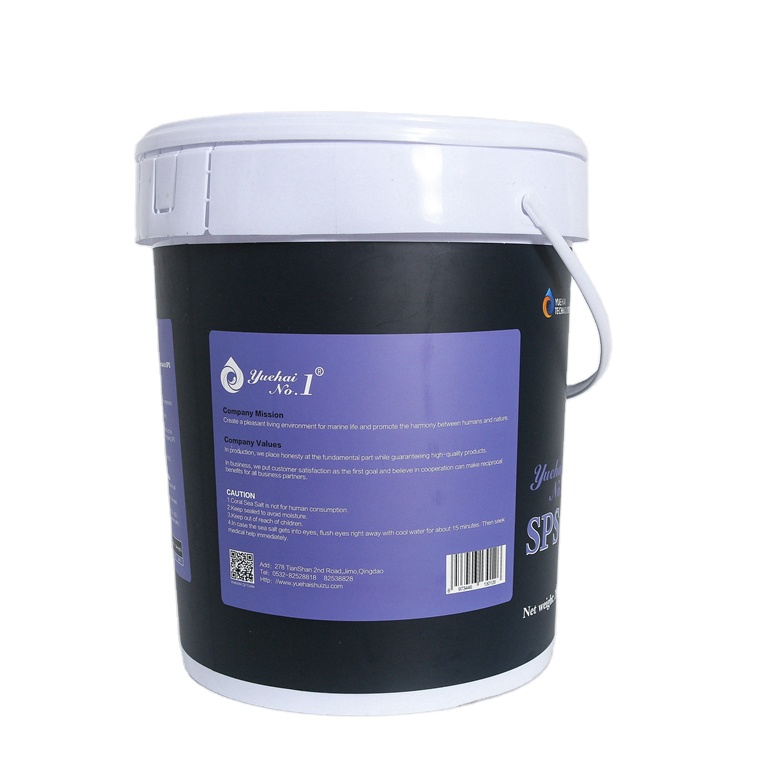 Customized Private Label Artificial Refined Marine Pet Sea Salt Organic SPS Aquarium Grade Glass Direct Aquaculture Reef