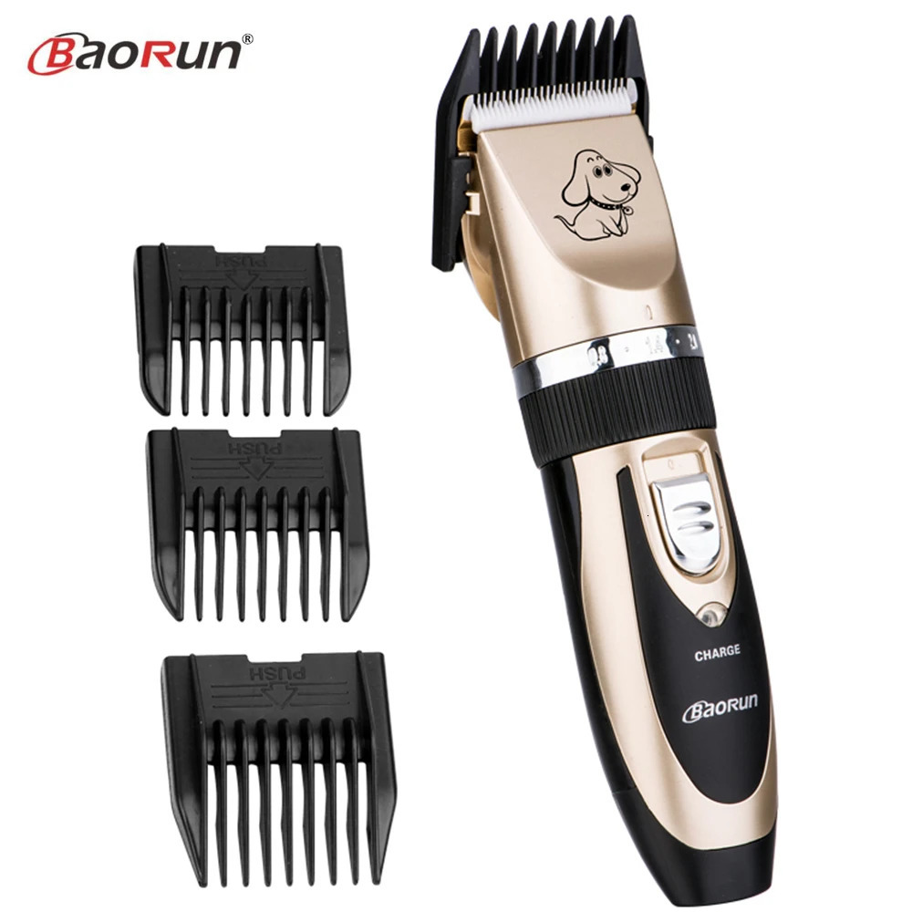 BaoRun Professional Electric Pet Dog Hair Trimmer Rechargeable Animal Grooming Clippers Cat Shaver Haitcut Machine 110-240V AC 241125