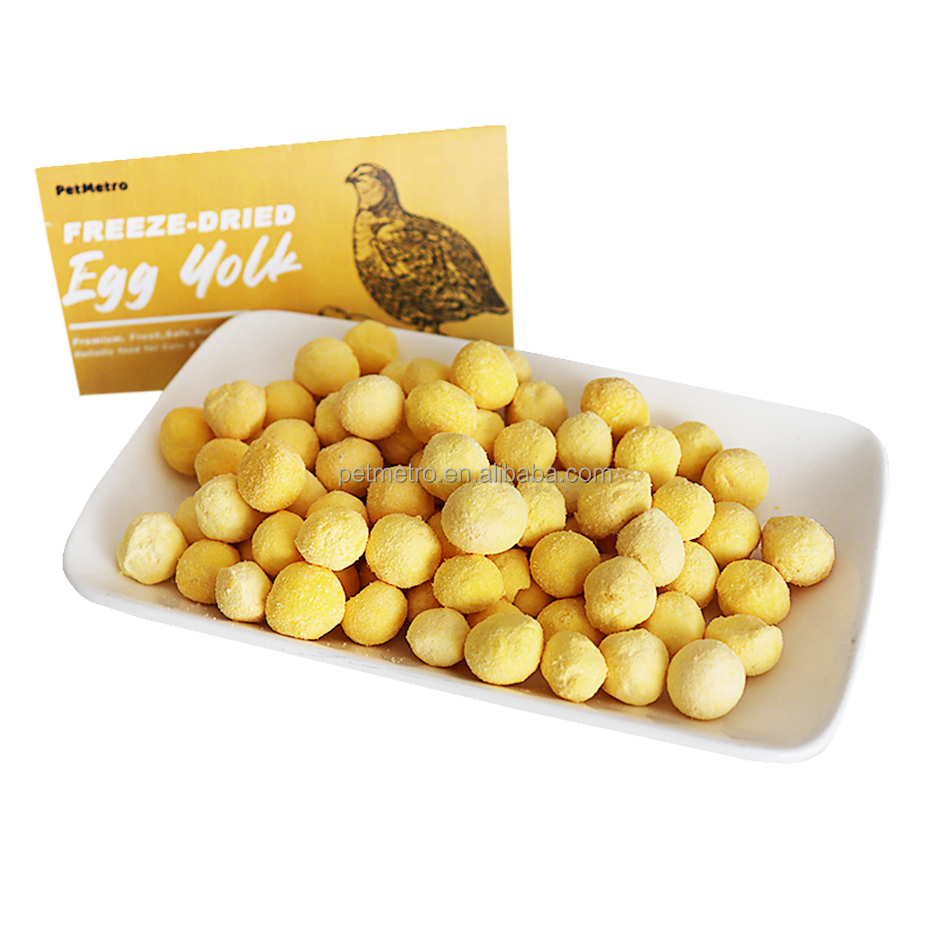 Wholesale Cat dog Food Treats Freeze Dried Egg Yolk Cat Snack Treat Freeze Dried for fur smooth