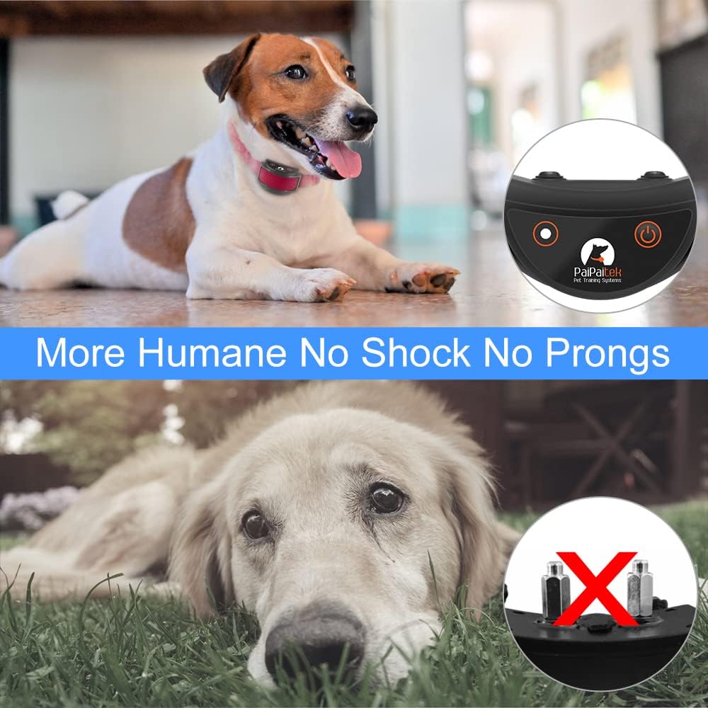 Anti Bark Deterrents OEM No Harm Dog Vibration No Shock No Bark e Collar Device Anti Dog Barking Controller