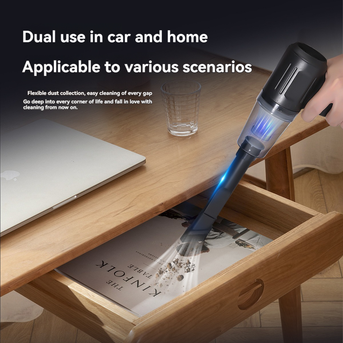 Compact Car-Friendly Vacuum with High Efficiency Filtration System