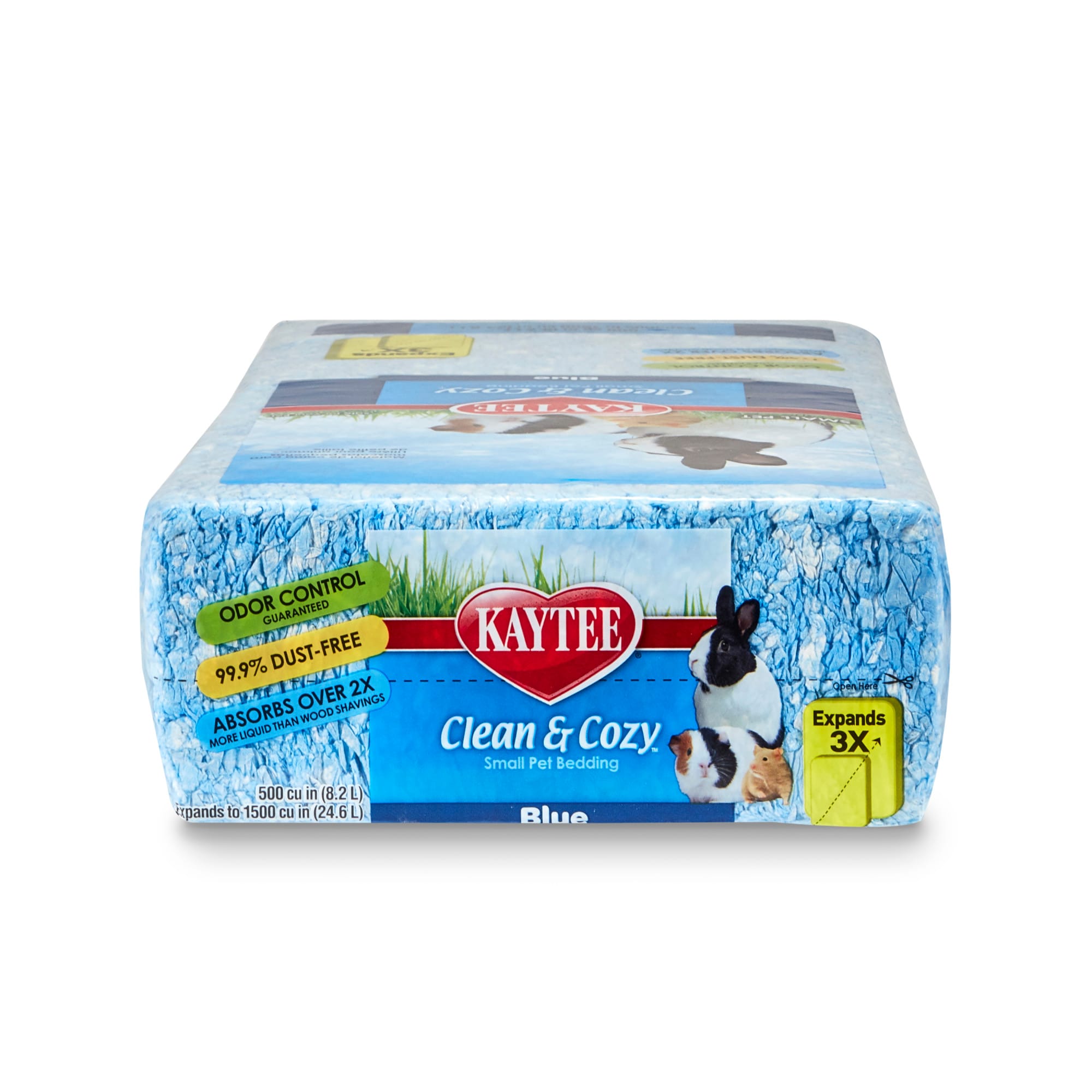 Kaytee Clean & Cozy Blue Small Animal Bedding, 24.6 Liters (500 cu. in.)