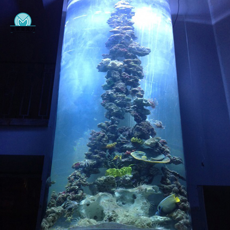 Exclusive custom high quality newly designed transparent live fish aquarium coral rocks