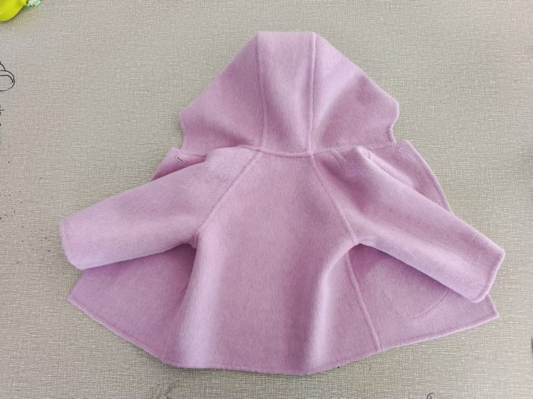Stylish Cuddly Rabbit Pattern Dual-Face Cashmere Knit Top with Cozy Hood