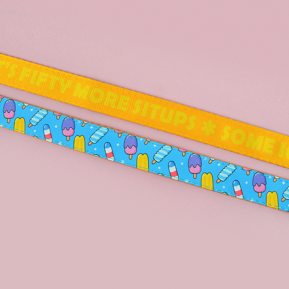 MIDEPET New Arrives Personalized Designer Pattern Luxury Sublimation Print Accept Training 5ft Long Dog Leashes