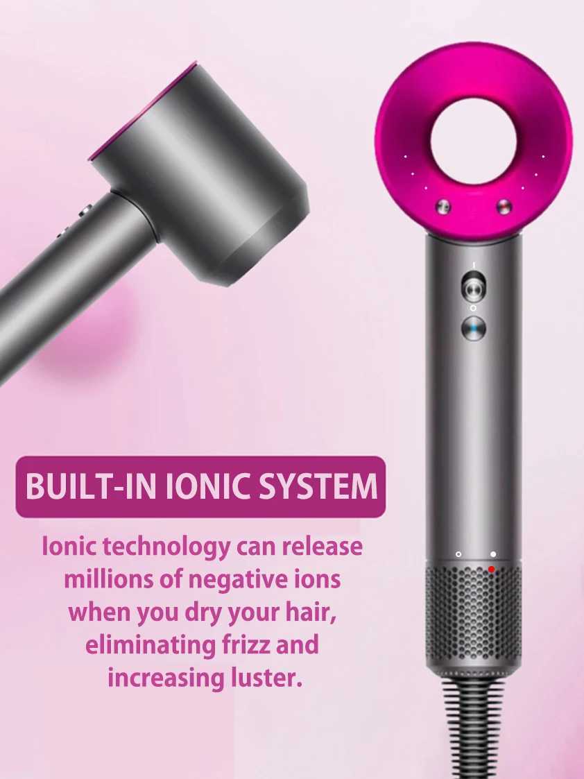 Negative ion hair dryer professional bladeless hair care constant temperature anionic household appliance hair dryer 110V 220V W241125