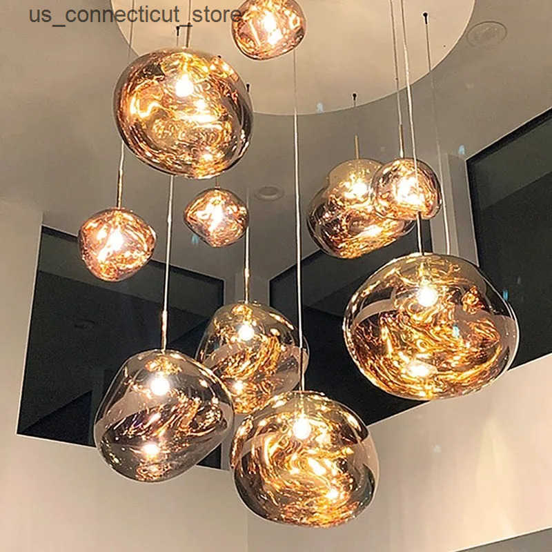 Pendant Lamps Modern Lava LED Pendant Lights Lighting LOFT Living Room Bedroom Decoration Hanging Lamp Suspension Luminaria Cafe Light Fixture L240910