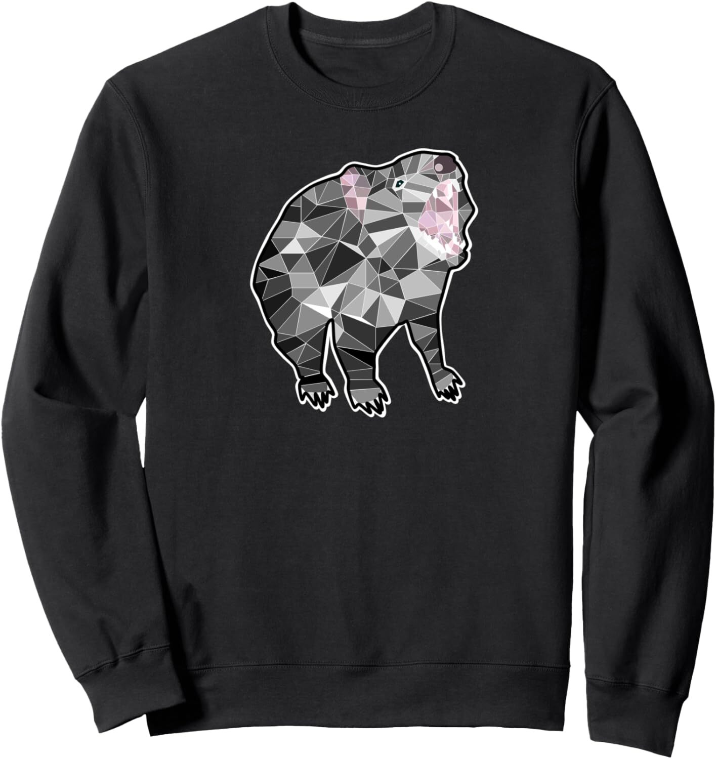 Long Sleeve Shirts for Men sweatshirt Geometric Mosaic Tasmanian Devil Sweatshirt T shirt Streetwear Casual tops clothes Fashionable, trendy, and warm
