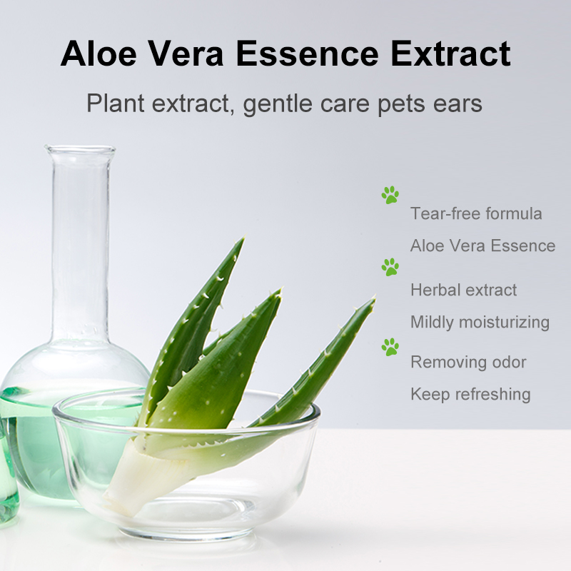 Fast Delivery Parabens Free Ear Wipes Natural Dog Grooming Supplies Pet Eye Wet Wipes Cleaning Vegan Dog Ear Finger Wipes