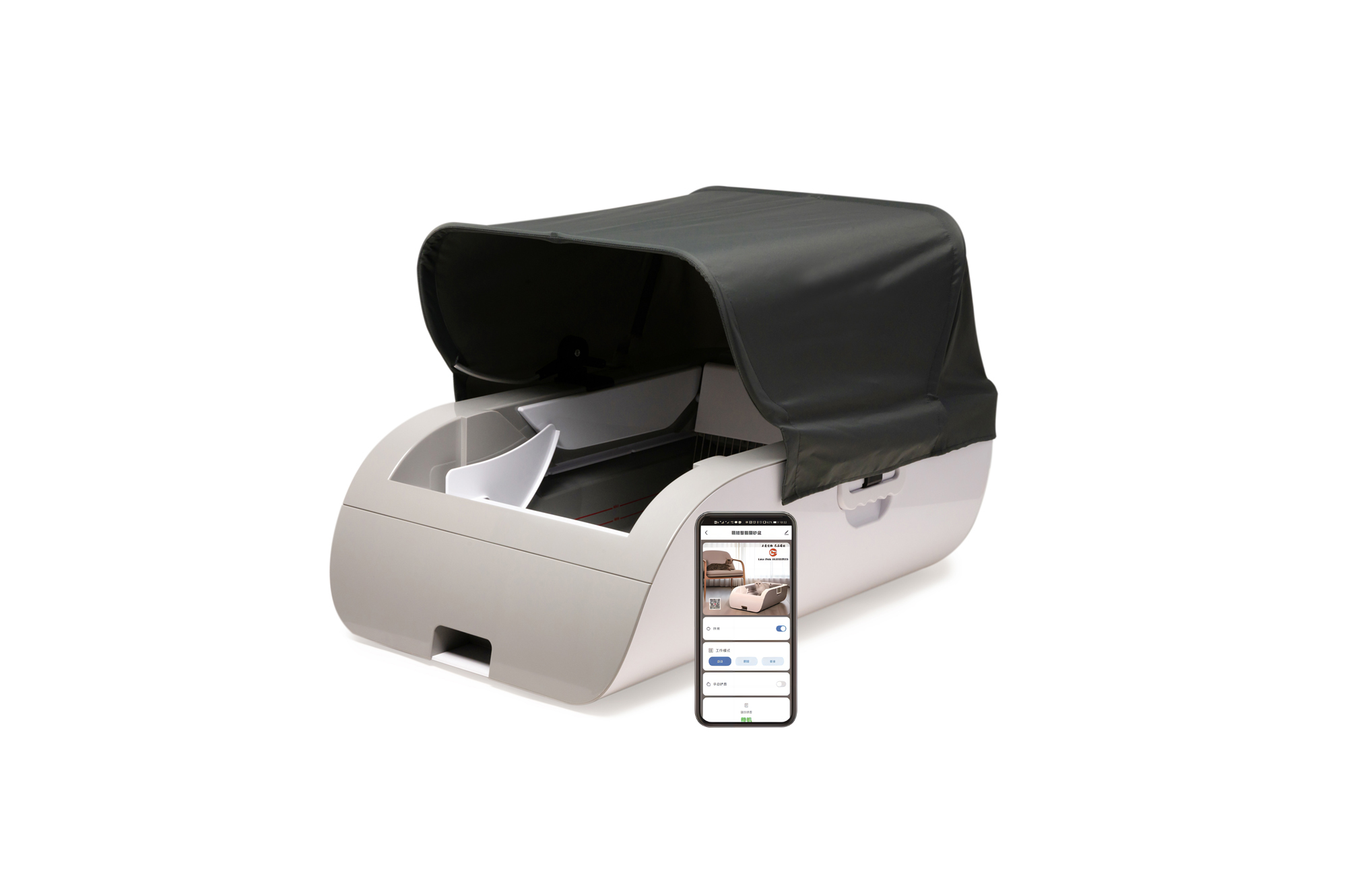 Luxury Large App Control Version open style Self Cleaning Automatic Cat litter box toilet