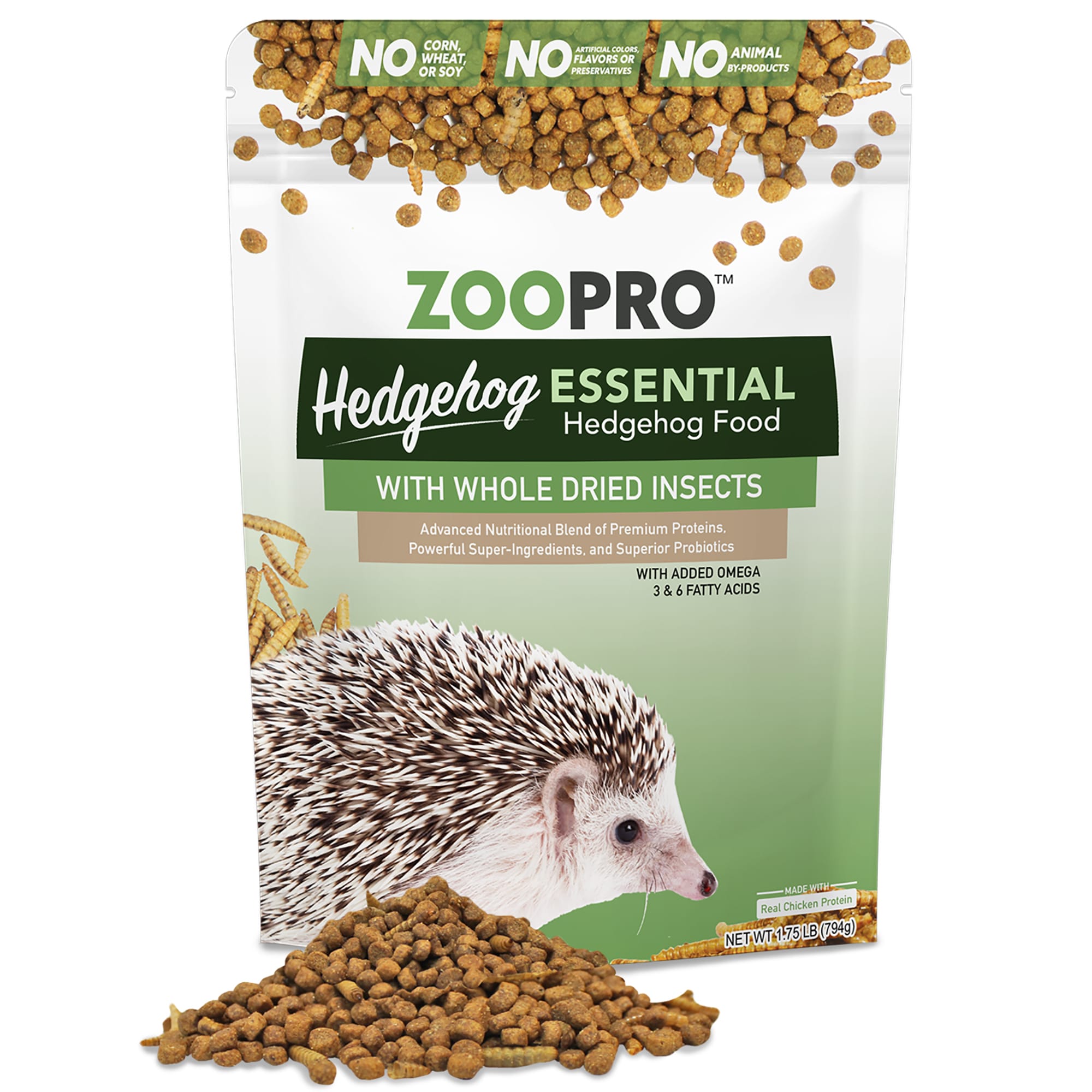 Exotic Nutrition ZooPro Hedgehog Essential Hedgehog Food, 1.75 lbs.