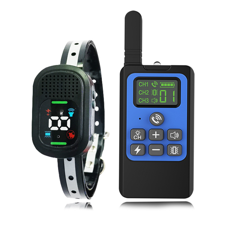Hot sale hot sale control pet shock collar rechargeable anti barking collar dog training collars
