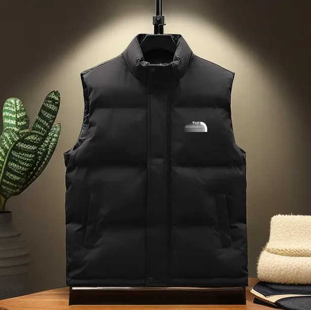 norths puffer vest Body Warmer Men Winter Vest Cotton Jacket Thickened Puffer Insulation Men Designer Outdoor Sport Coat Womens Solid Color Vest Sleeveless Jacket