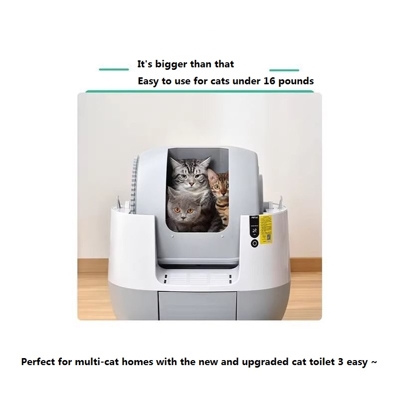 Anti-splash shovel Factory Direct High Quality automatic cat litter Standard style boxcat litter box Automatic litter box