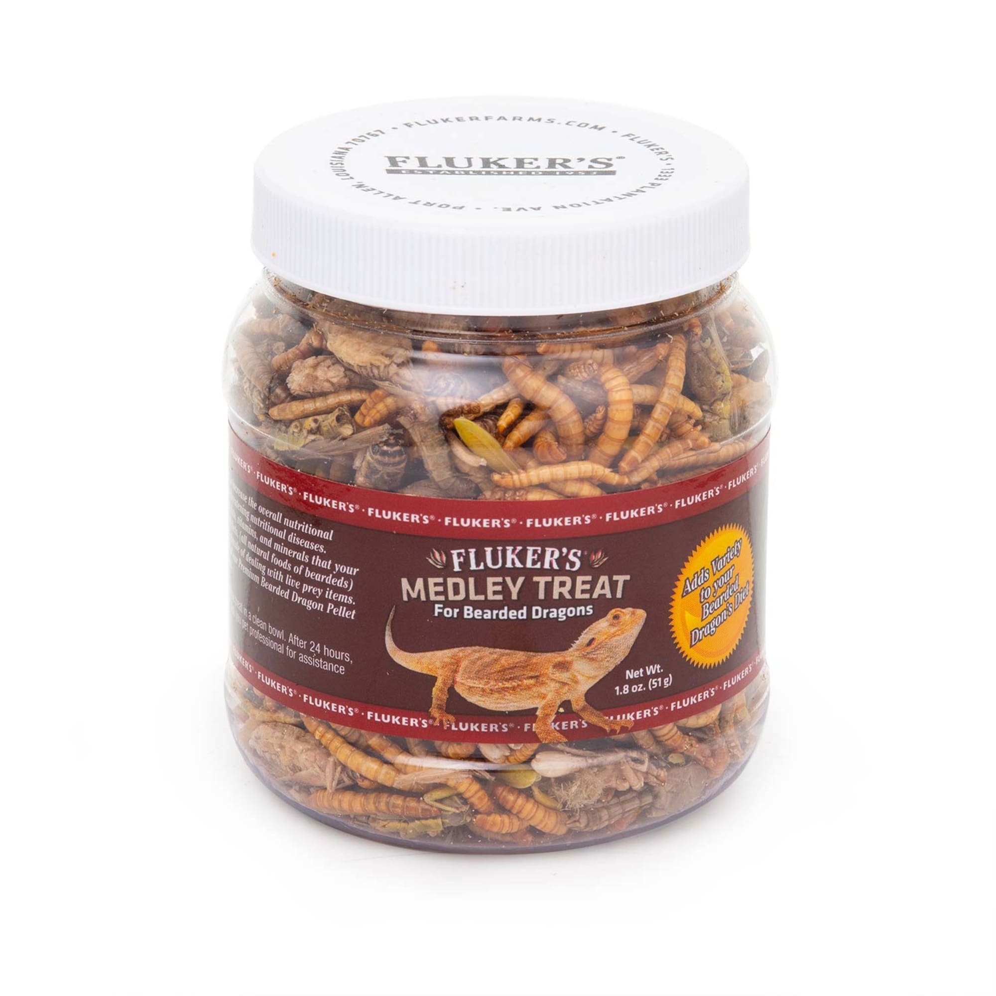 Fluker's Medley Treat for Bearded Dragons, 1.8 oz.