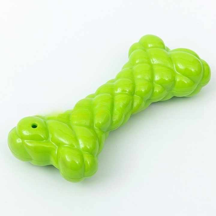 Wholesale Vocal Flat Bone Dog Toys Gnawing Teeth Grinding Bite Resistant Interactive Pet Toys