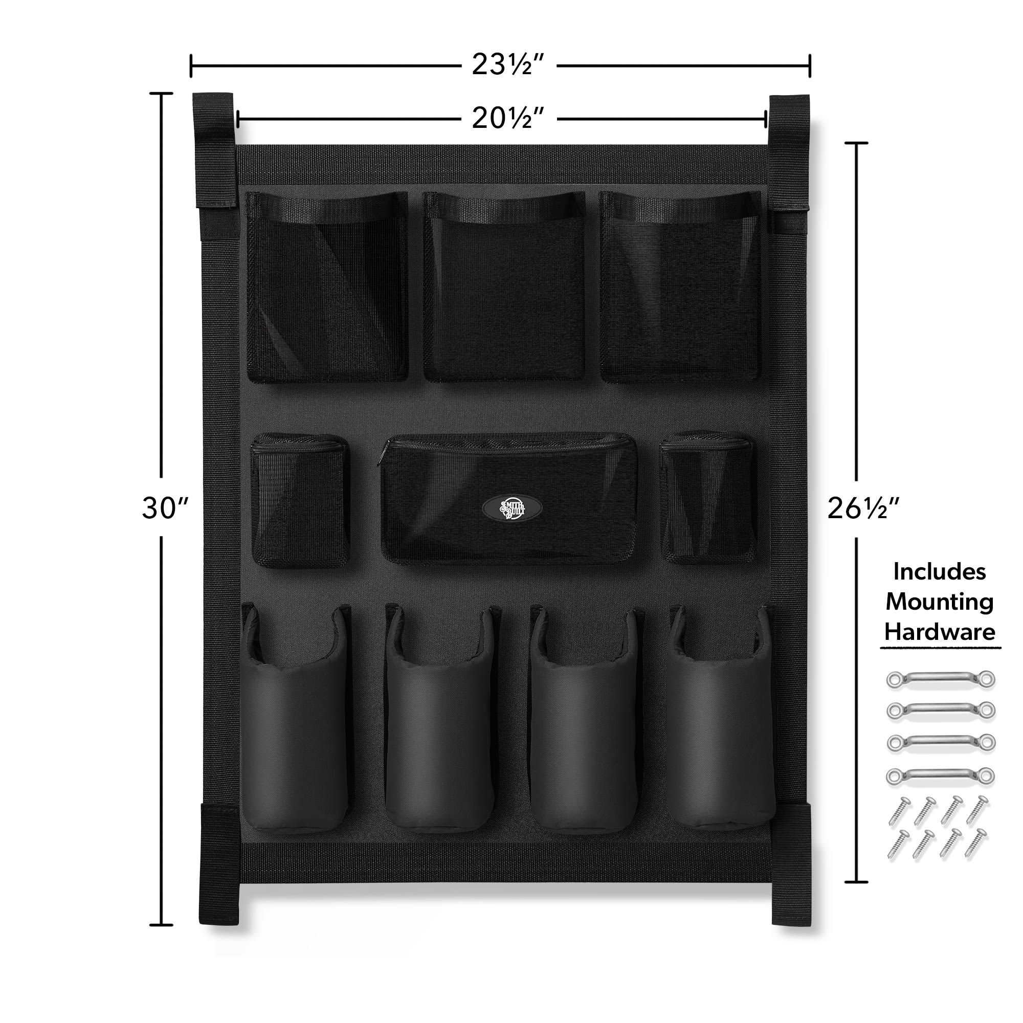 SmithBuilt Black Horse Trailer Grooming Bag, Large