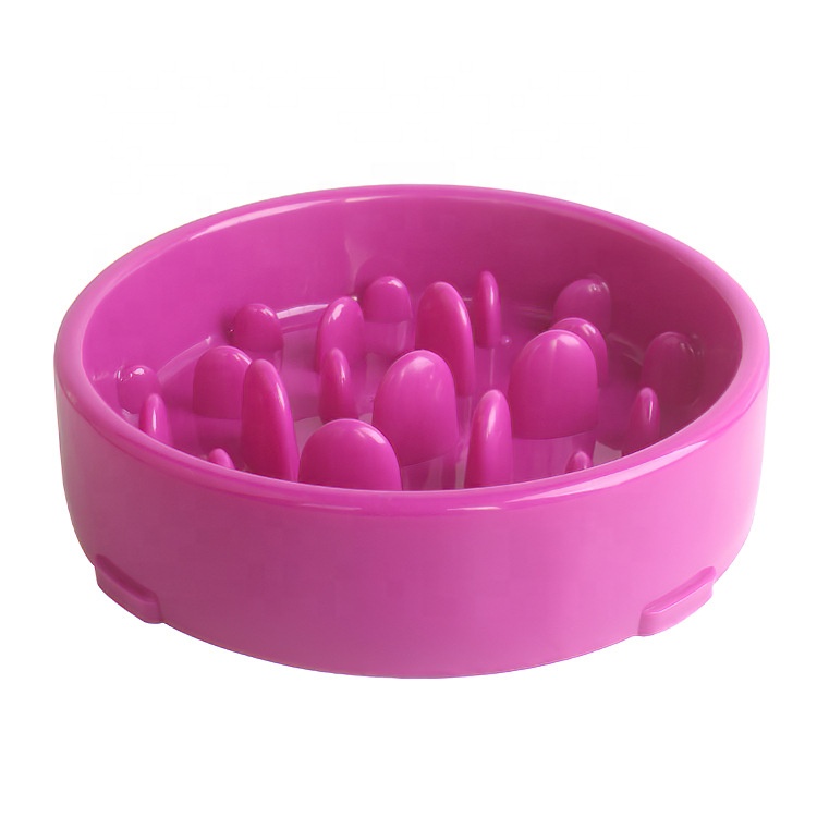 2023 Hot Sell No-spill Dog Water Bowl Pet Slow Water Feeder Cat Silicone Portable Pet Bowl