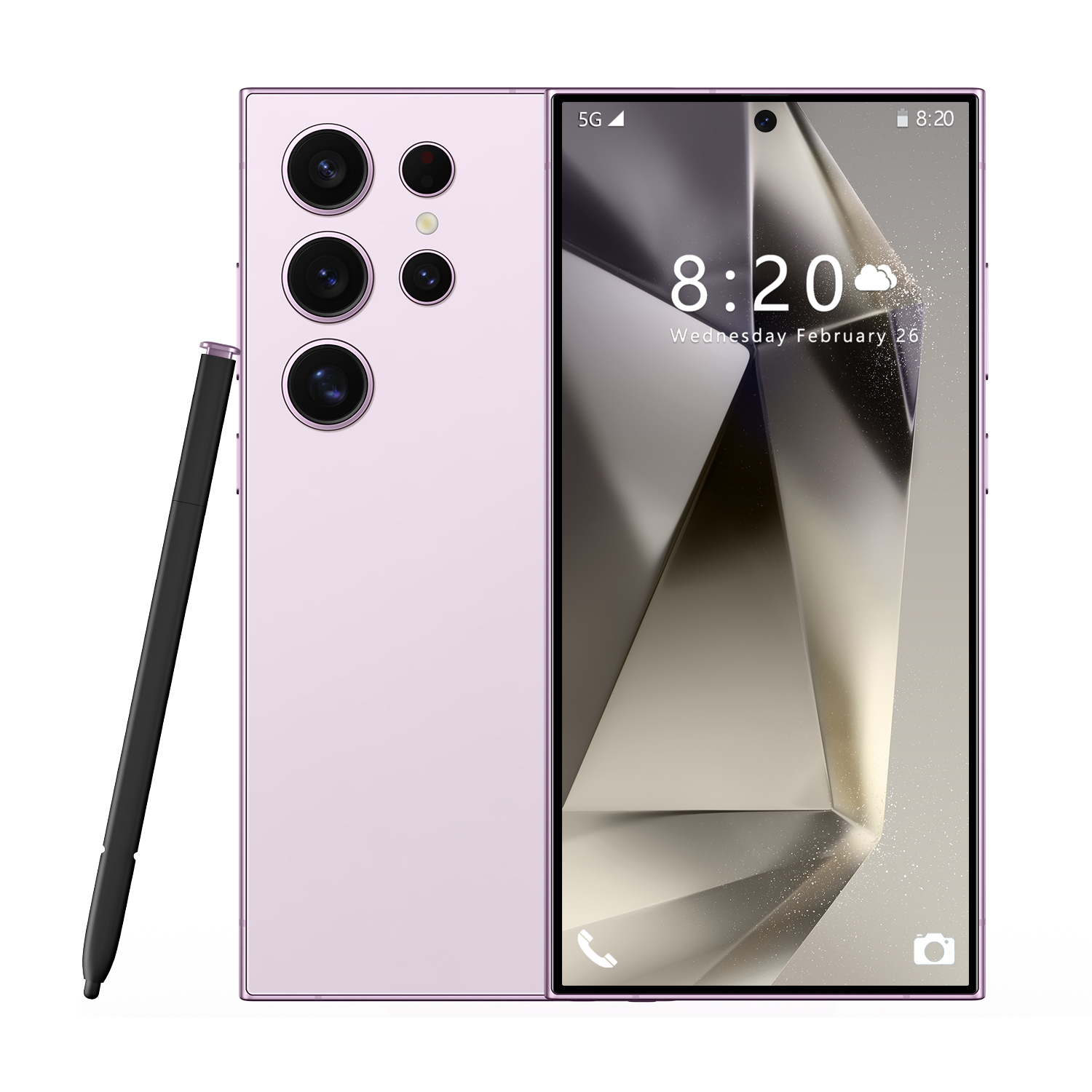 S24 Ultra Mobile Phone 7.3-inch HD Screen Android 13,Snapdragon 8 Gen 2 CPU,16GB+1TB Android Phone,72MP+108MP Camera, 8000mAh Battery, 5G Dual SIM Car