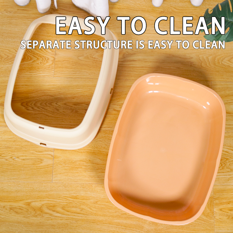 Hot Selling High Quality PP Plastic Automatic Cat Toilet Durable and Convenient Smart Pet Litter Box Accessory