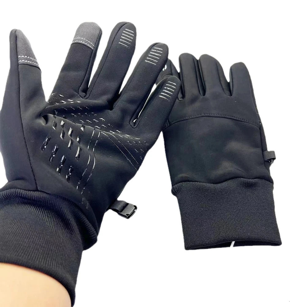 Motorcycle Gloves Guantes Winter Warm Full Fingers Heated Waterproof Heating Hand Moto Ski Touch Screen Fleece 241125