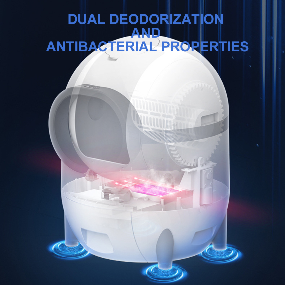 2024 New Intelligent Automatic Smart Cat Litter Box areneros para gatos Self Cleaning Litter Box for Cats