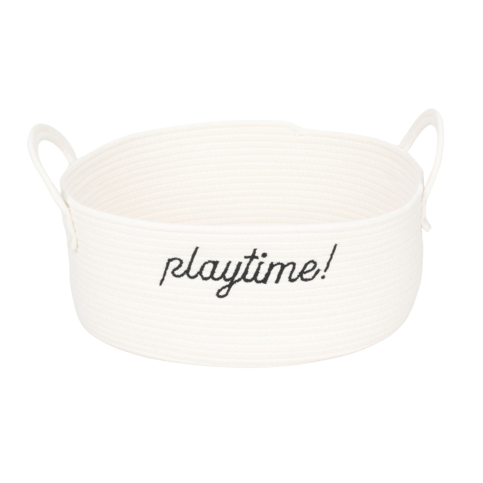 Harry Barker White Playtime Dog Toy Bin, X-Large
