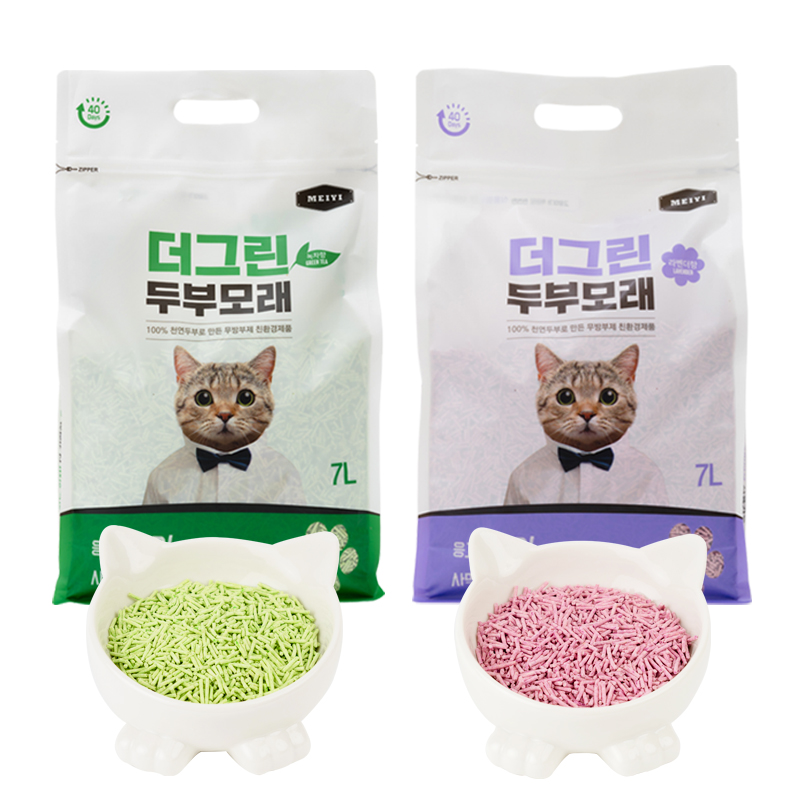Wholesale 100% Natural Quick Clumping Dust Free Plant Flushable Corn Green Tea Peaches Tofu Cat Litter