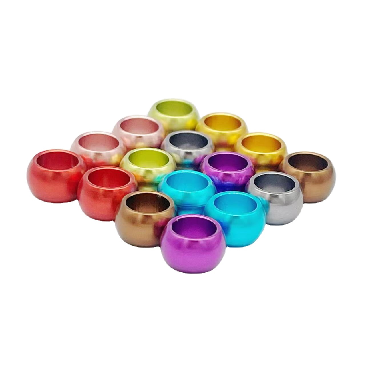 2025 Whosele Parrot Ring Blank Aluminium For All kinds Birds ,Various Color for Choice ,8mm Pigeon Foot Rings for Pet tags