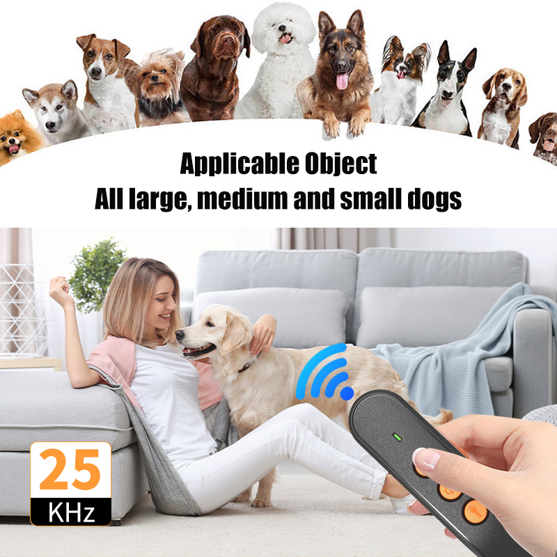 Upgraded Ultrasonic Dog Repeller Training Stop Barking Rechargeable Handheld ultrasonic animal attacks repeller