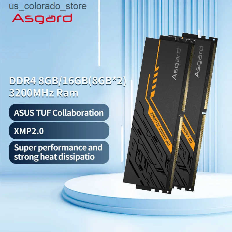 RAMs Asgard TUF Co- DDR4 RAM PC memorias ram ddr4 8GB 8GBx2 16X2 3200MHz RAM Desktop 1.35V L240910